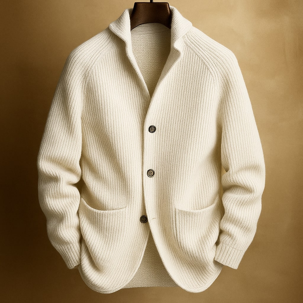 Remigino - Cardigan uomo elegante stile moderno casual