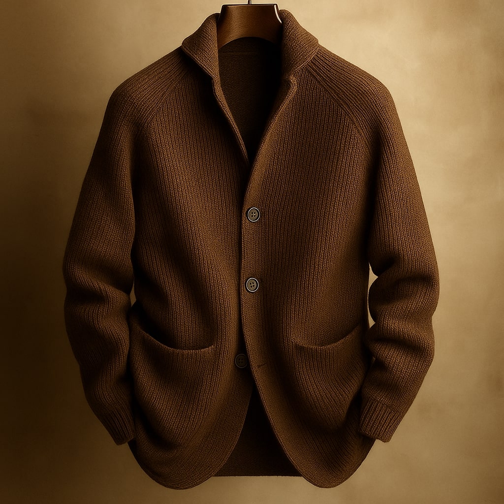 Remigino - Cardigan uomo elegante stile moderno casual