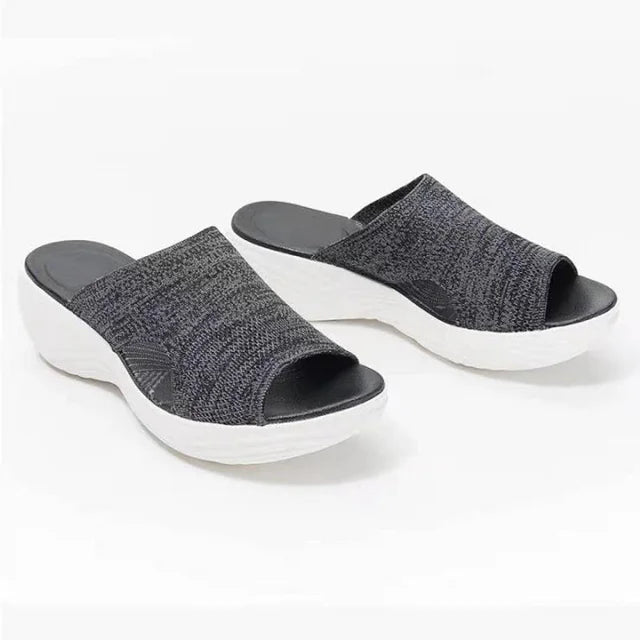 Maura – Sandali Estivi Ortopedici Donna Eleganti e Comodi Nero