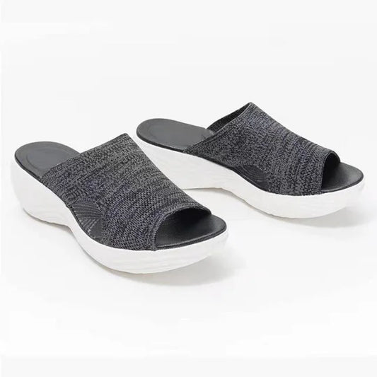 Maura – Sandali Estivi Ortopedici Donna Eleganti e Comodi Nero