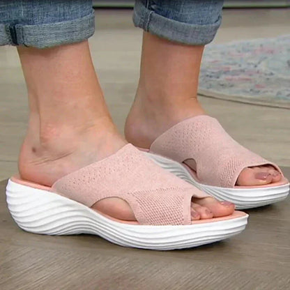 Maura – Sandali Estivi Ortopedici Donna Eleganti e Comodi Rosa