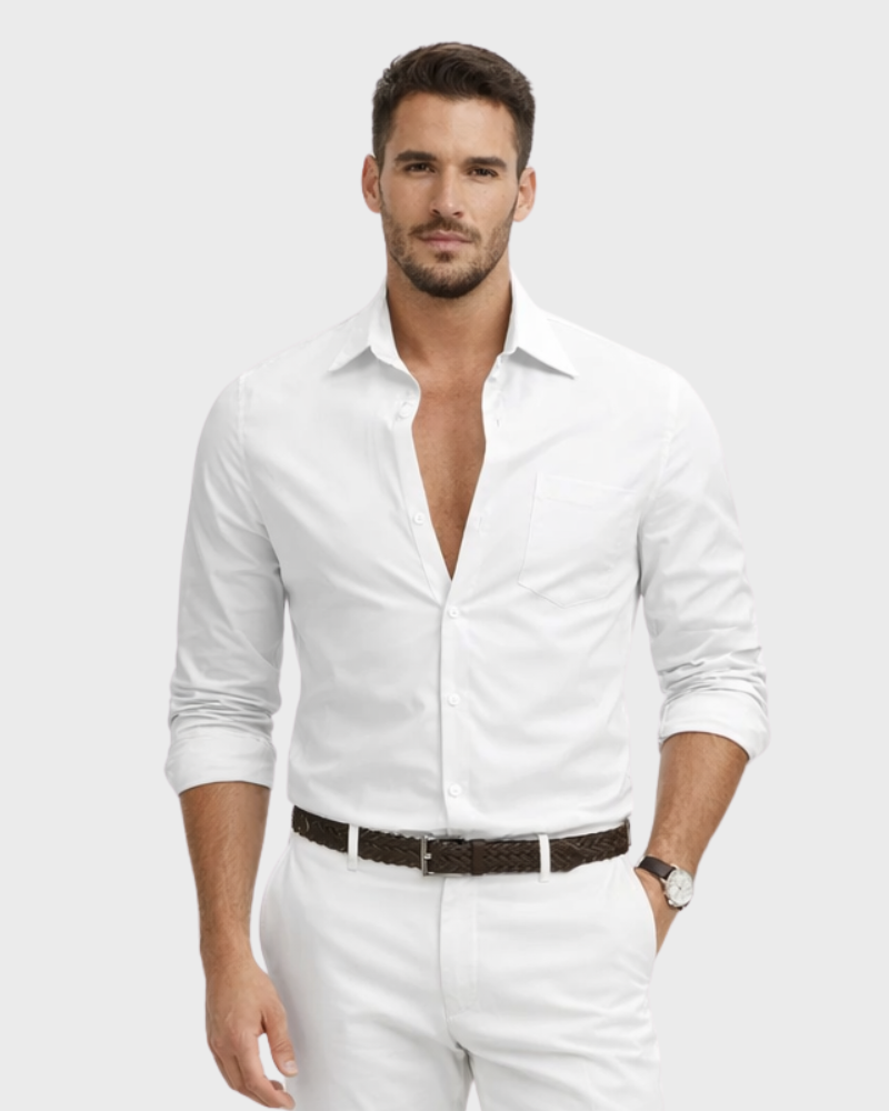 Neri – Camicia Business Casual A Maniche Lunghe Dallo Stile Impeccabile