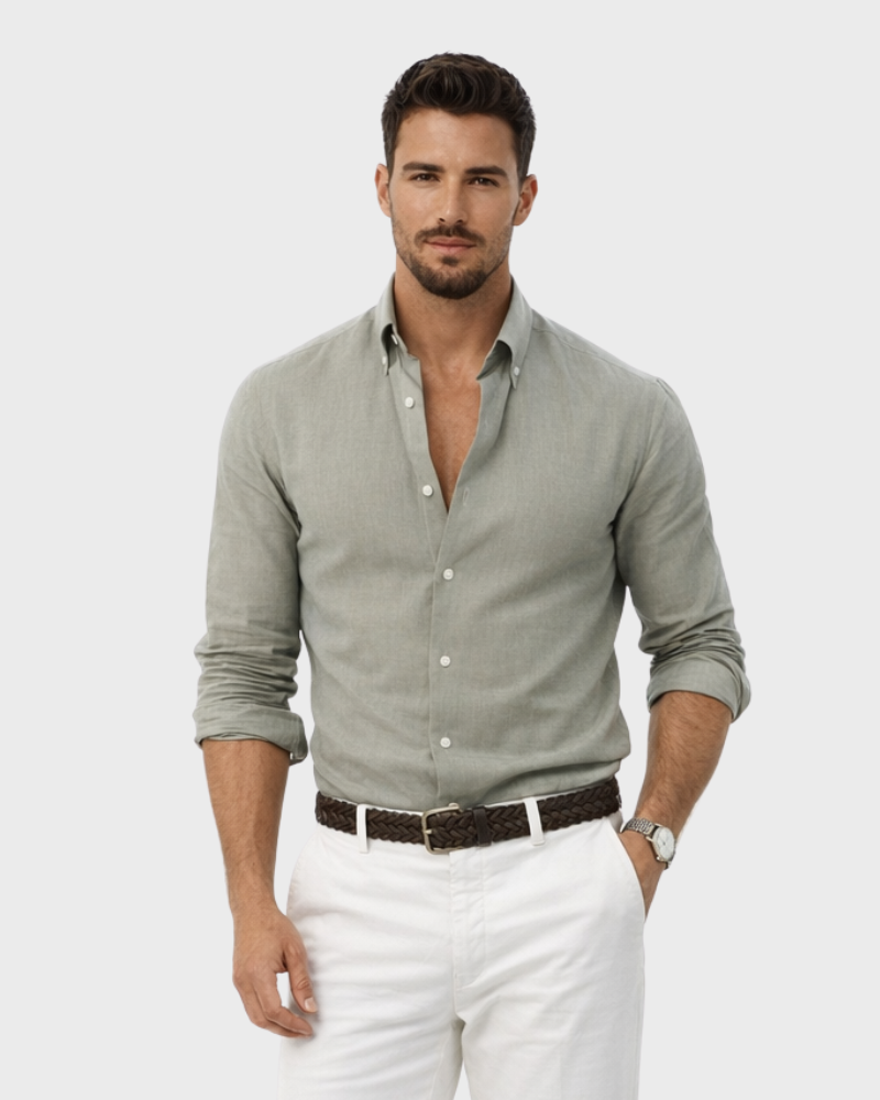 Neri – Camicia Business Casual A Maniche Lunghe Dallo Stile Impeccabile
