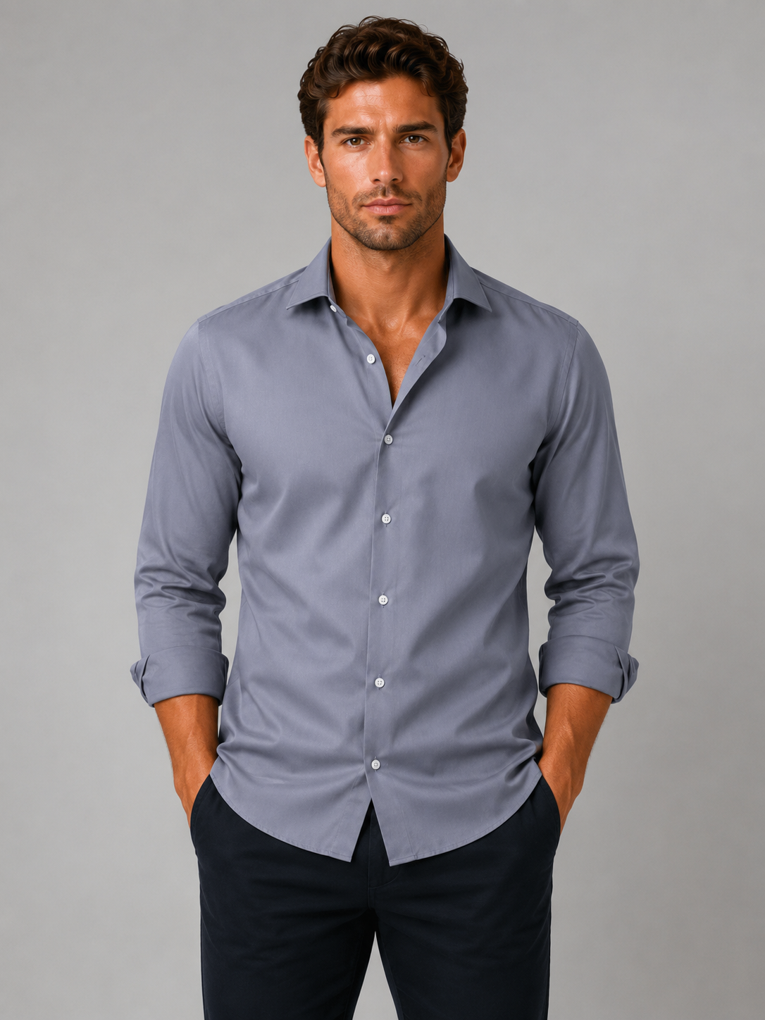 Mariano - Camicia Uomo Slim Elegante Moderna