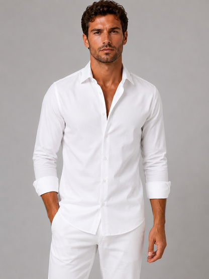 Mariano - Camicia Uomo Slim Elegante Moderna