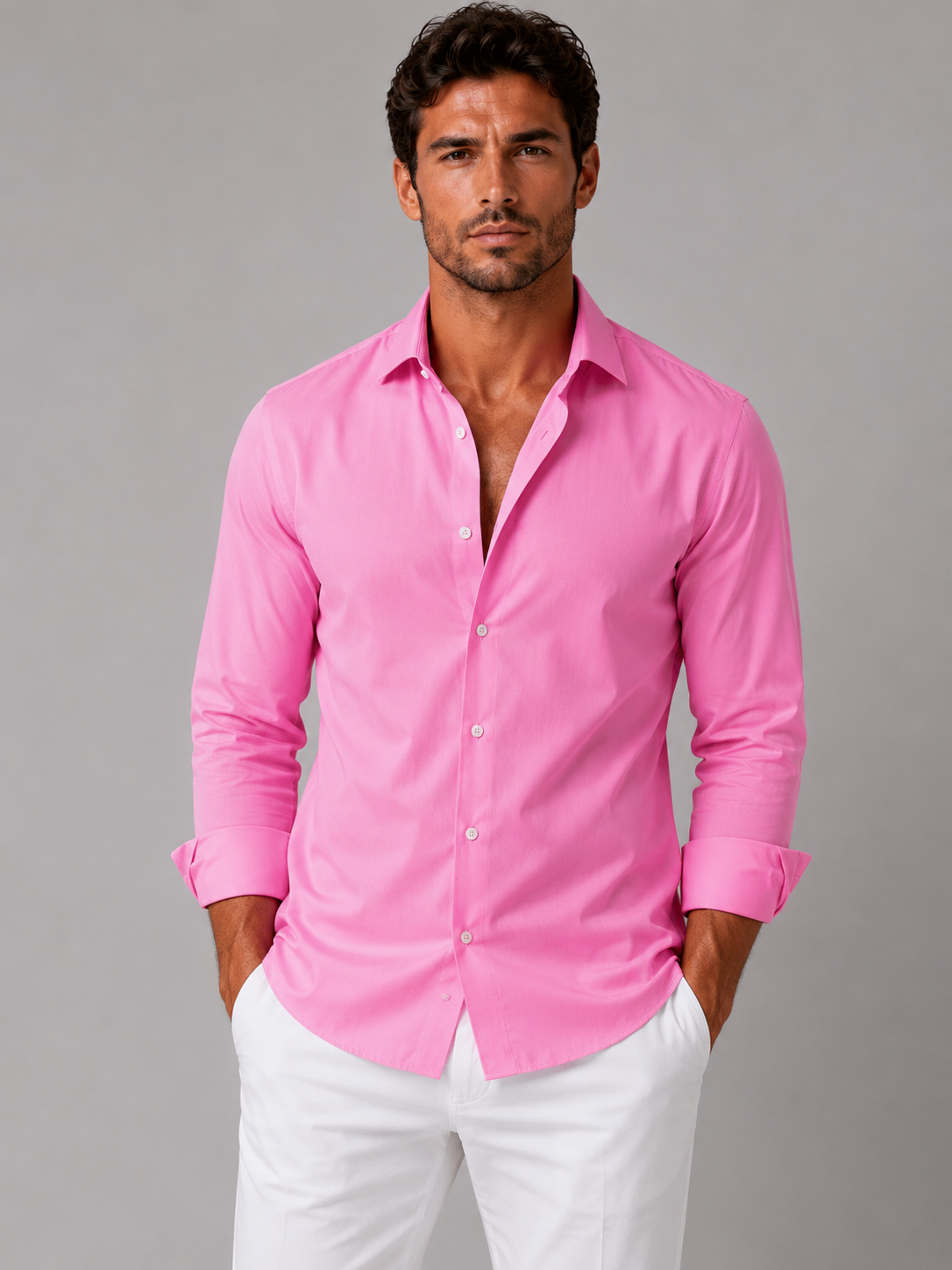 Mariano - Camicia Uomo Slim Elegante Moderna
