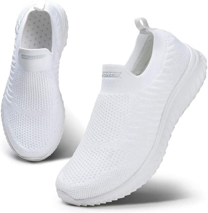 Mercedes - Scarpe Ortopediche Comode Senza Lacci per Donna Bianco