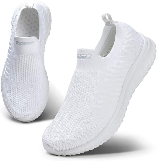 Mercedes - Scarpe Ortopediche Comode Senza Lacci per Donna Bianco