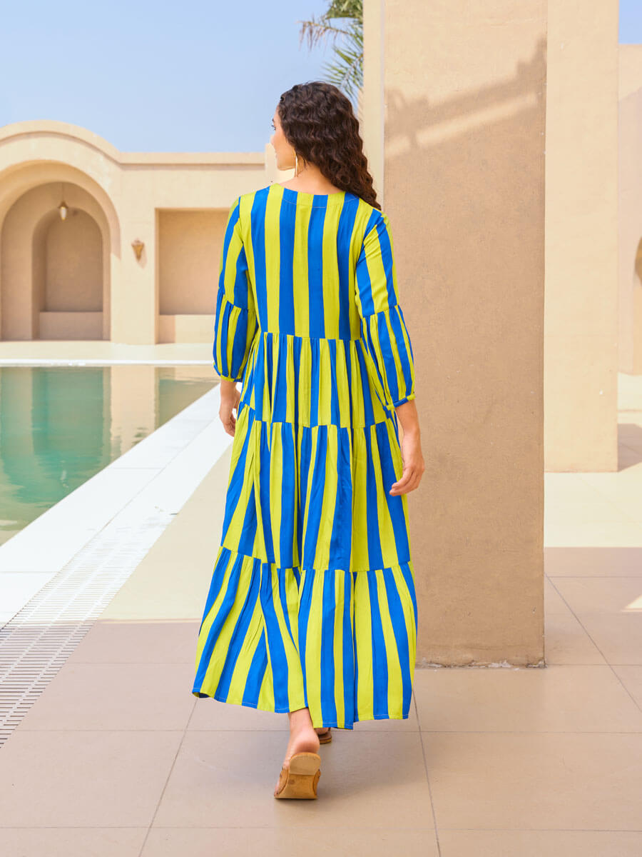 Emilia - Abito Maxi Donna Elegante e Raffinato