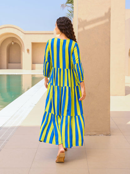 Emilia - Abito Maxi Donna Elegante e Raffinato
