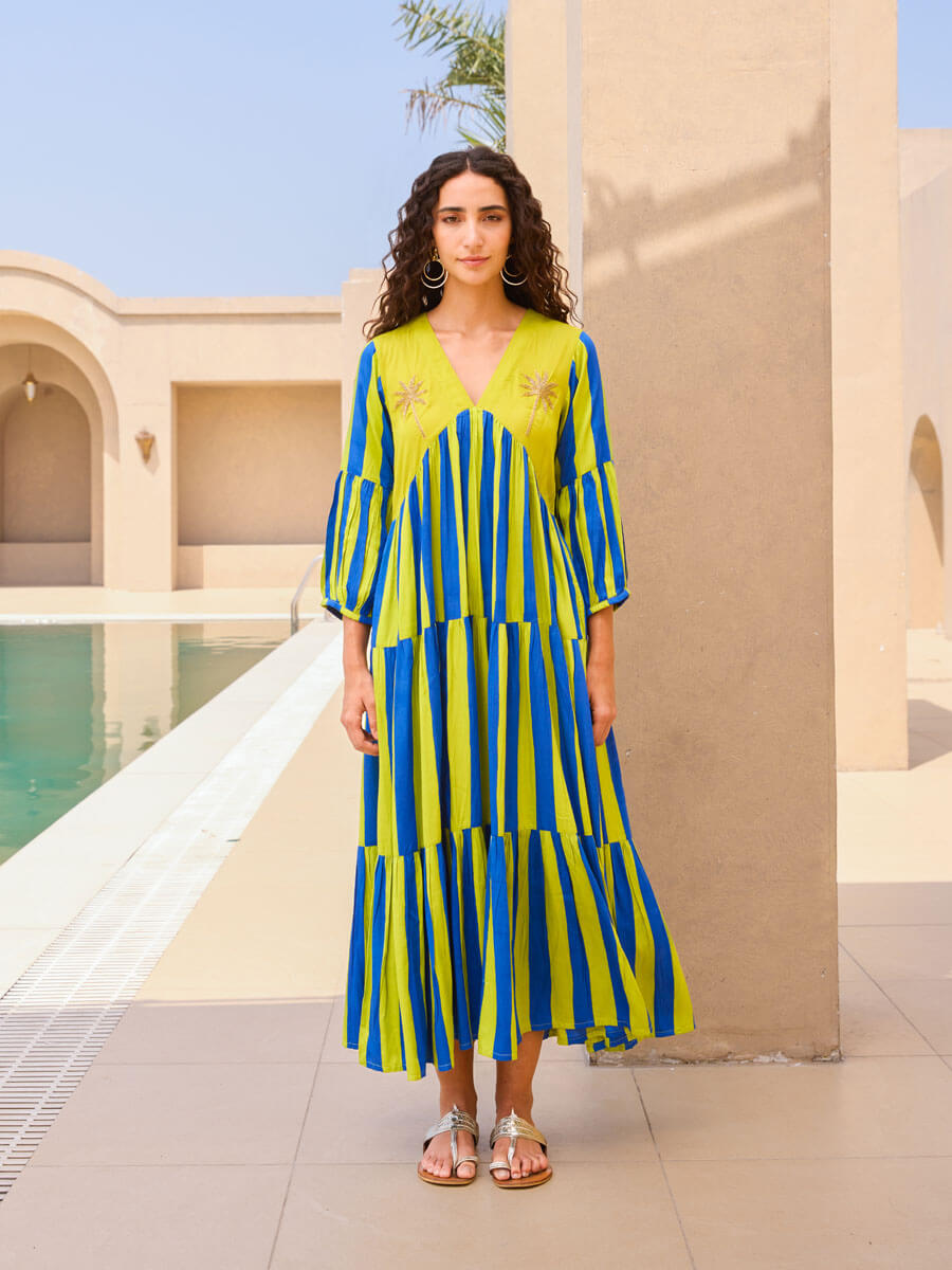Emilia - Abito Maxi Donna Elegante e Raffinato