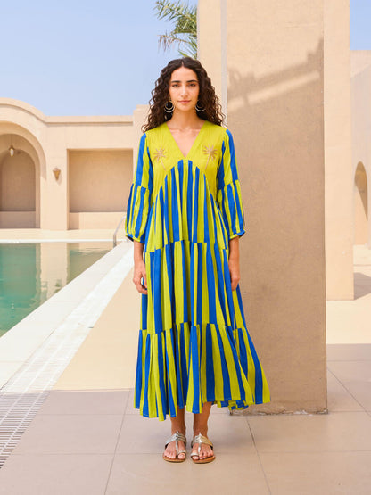 Emilia - Abito Maxi Donna Elegante e Raffinato