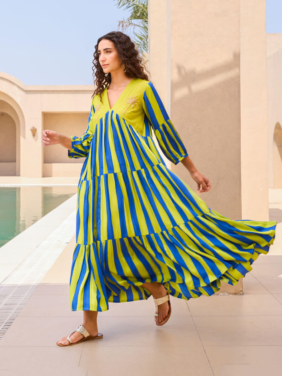 Emilia - Abito Maxi Donna Elegante e Raffinato