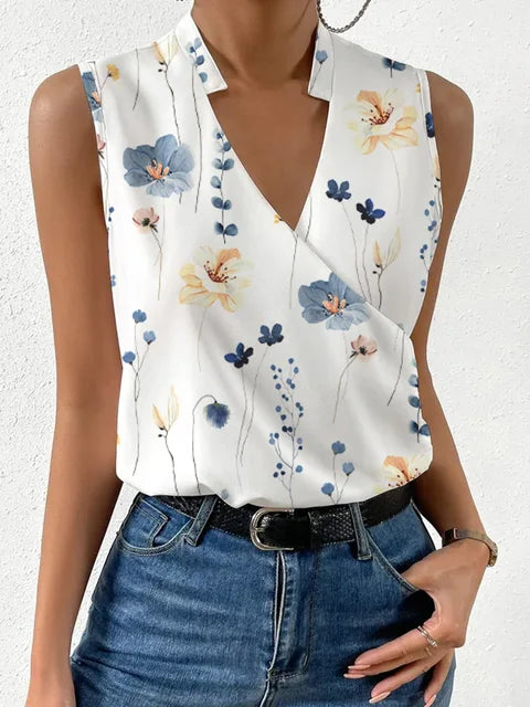 Ursula – Top Estivo Con Scollo A V Dallo Stile Casual
