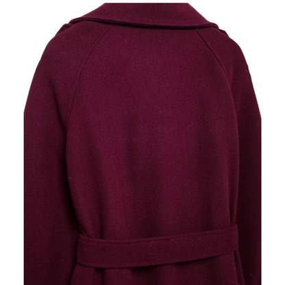 Eloisa - Cappotto bordeaux elegante da donna