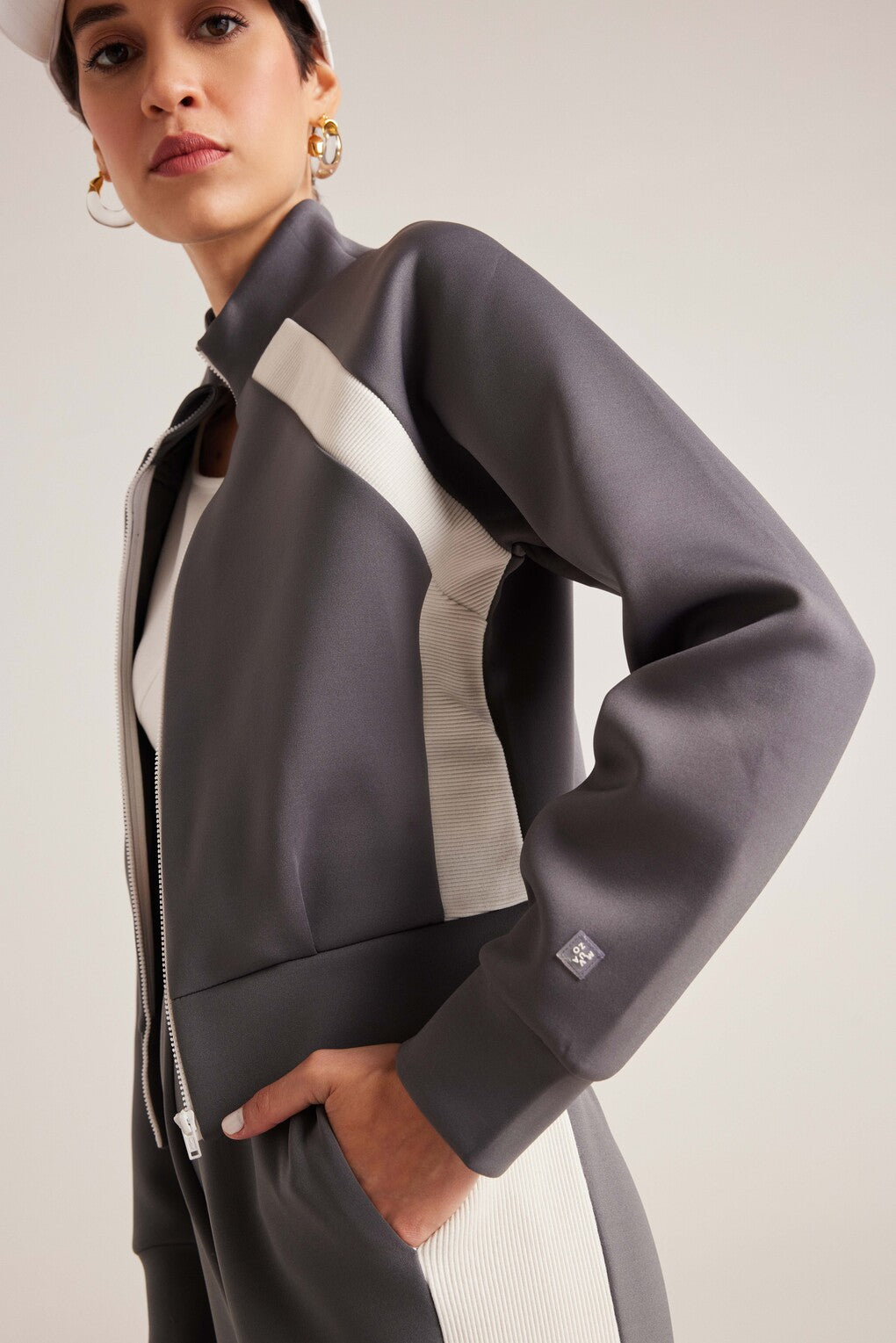Anita - Set Coordinato Donna Zip Stile Moderno