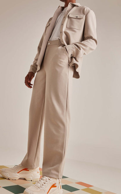 Antonino - Set Coordinato Uomo Beige Stile Luxe