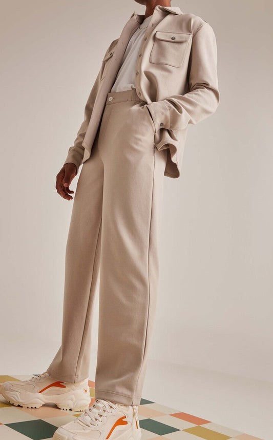 Antonino - Set Coordinato Uomo Beige Stile Luxe