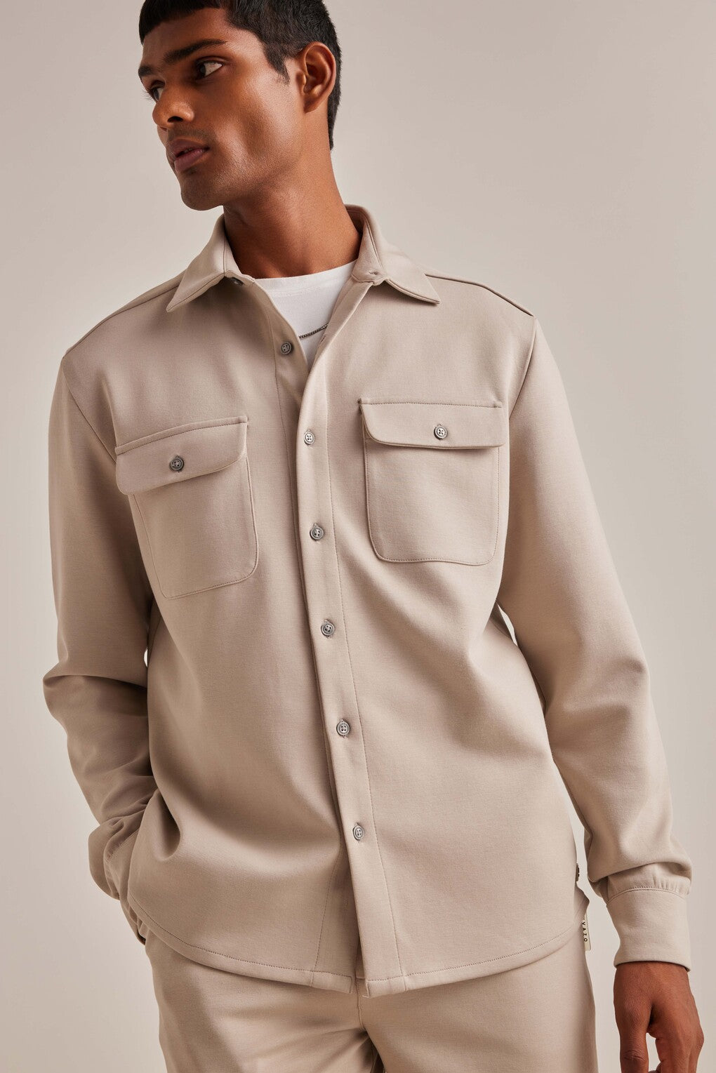 Antonino - Set Coordinato Uomo Beige Stile Luxe