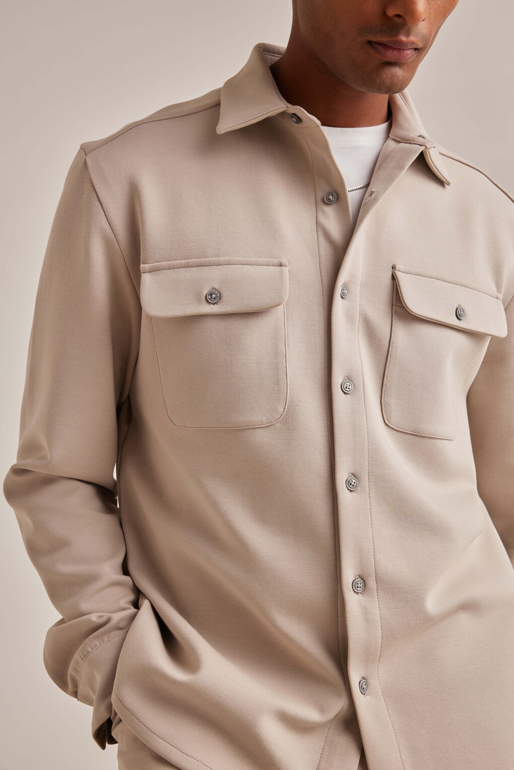 Antonino - Set Coordinato Uomo Beige Stile Luxe