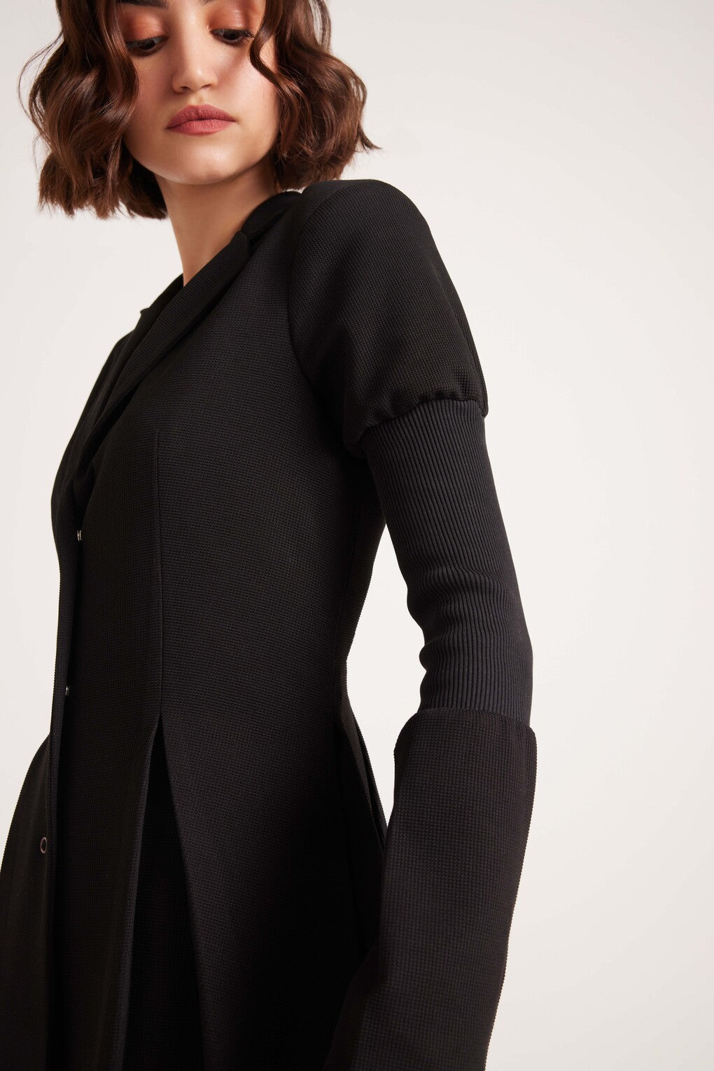Alma - Blazer Set Peplum Pulse Nero Donna