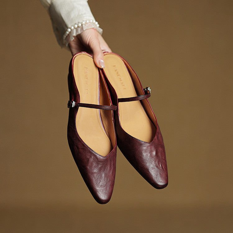 Gemma – Mules Con Punta Affusolata Dal Design Elegante E Ricercato