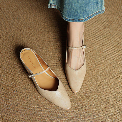 Gemma – Mules Con Punta Affusolata Dal Design Elegante E Ricercato