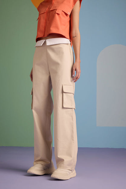 Adriana - Pantaloni Breeze con Tasche Donna