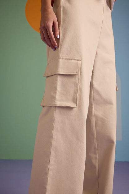 Adriana - Pantaloni Breeze con Tasche Donna