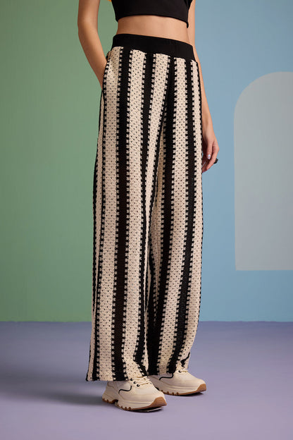 Alessia - Pantaloni Crochet Artigianali Donna