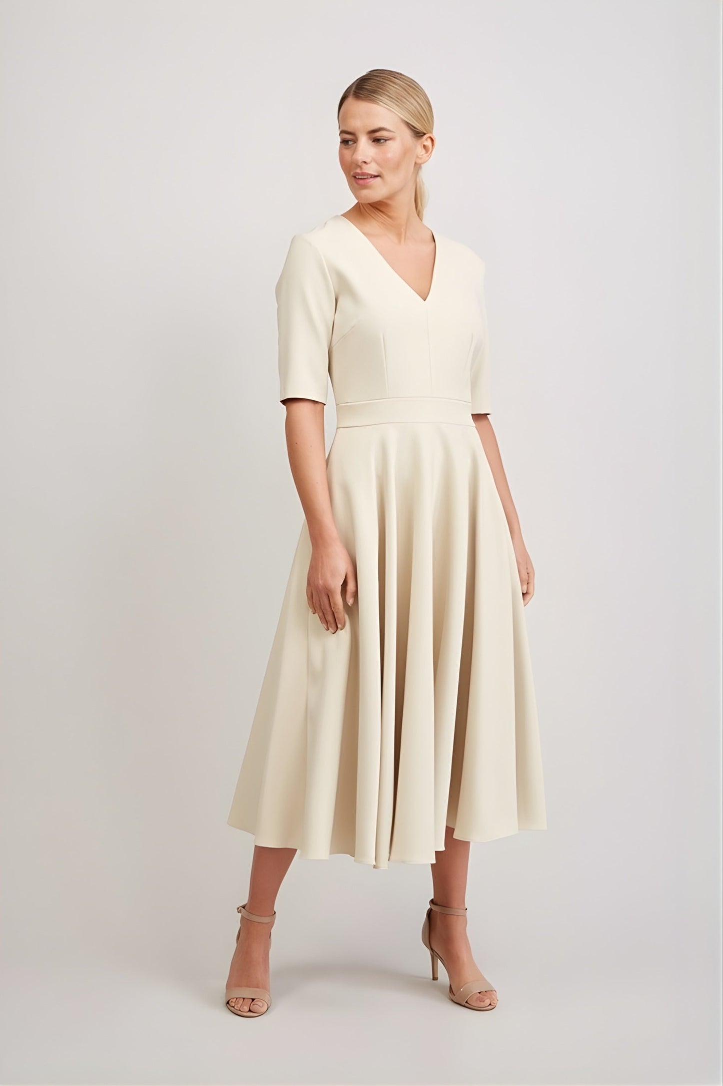 Susy - Abito Midi Donna Elegante Moderno