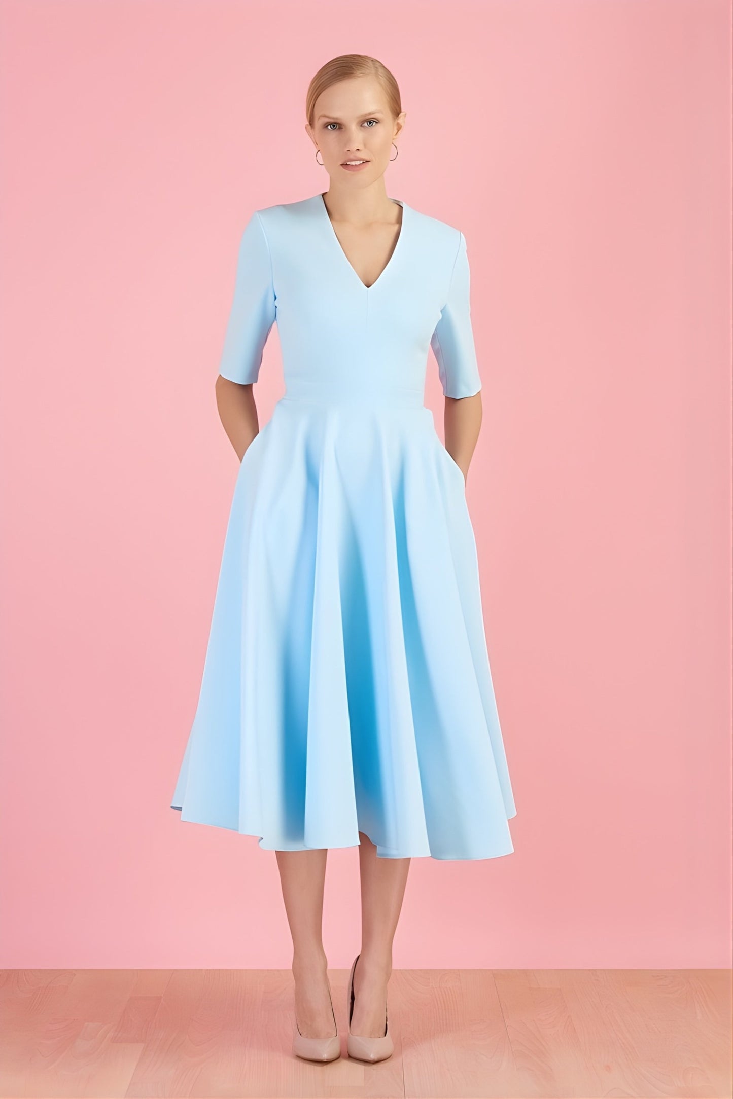 Susy - Abito Midi Donna Elegante Moderno
