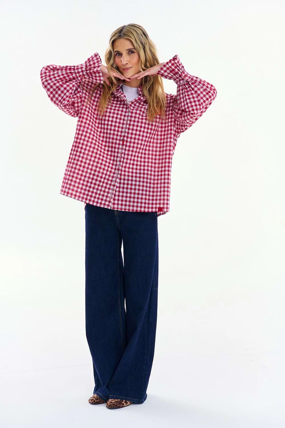 Samanta - Camicia Donna Moderna Elegante Versatile