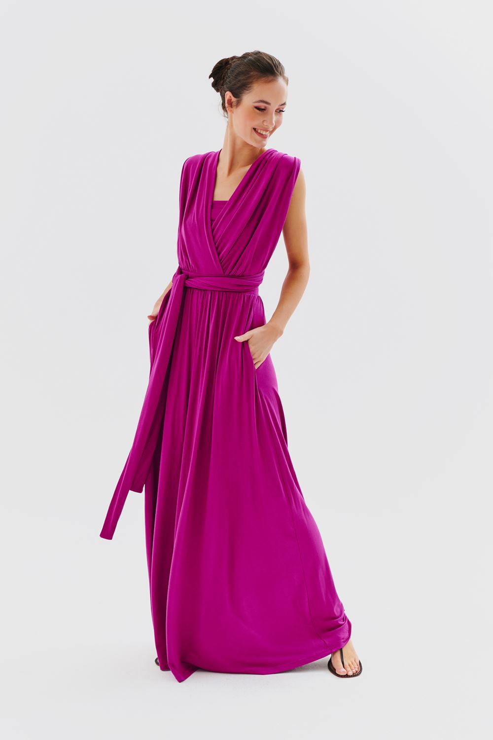 Zelda - Abito Maxi Donna Elegante Versatile