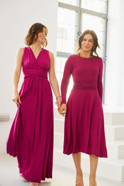 Zelda - Abito Maxi Donna Elegante Versatile