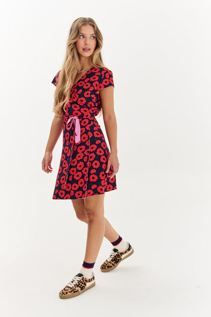 Alida - Abito Mini Donna Reversibile Elegante
