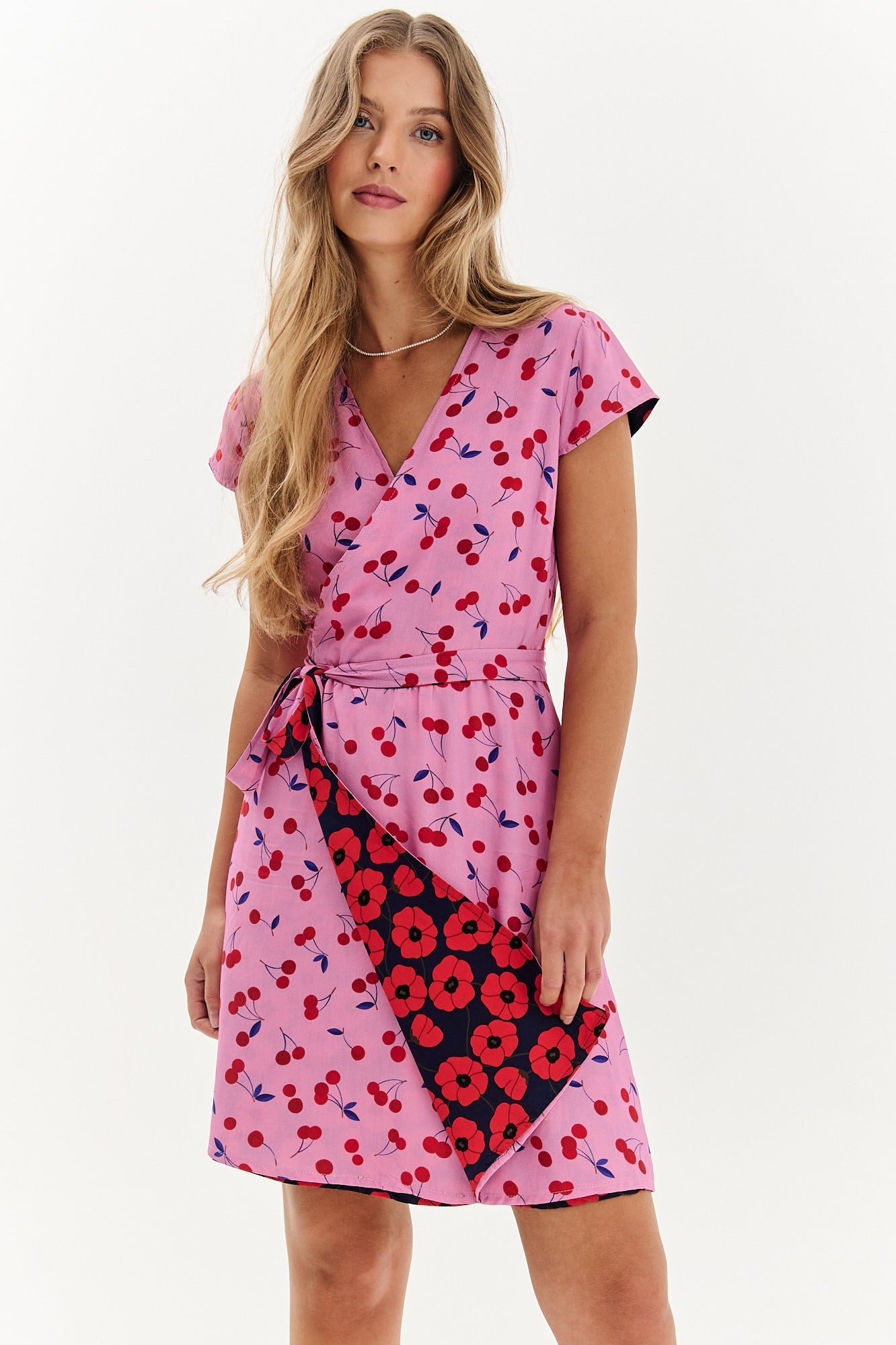 Alida - Abito Mini Donna Reversibile Elegante