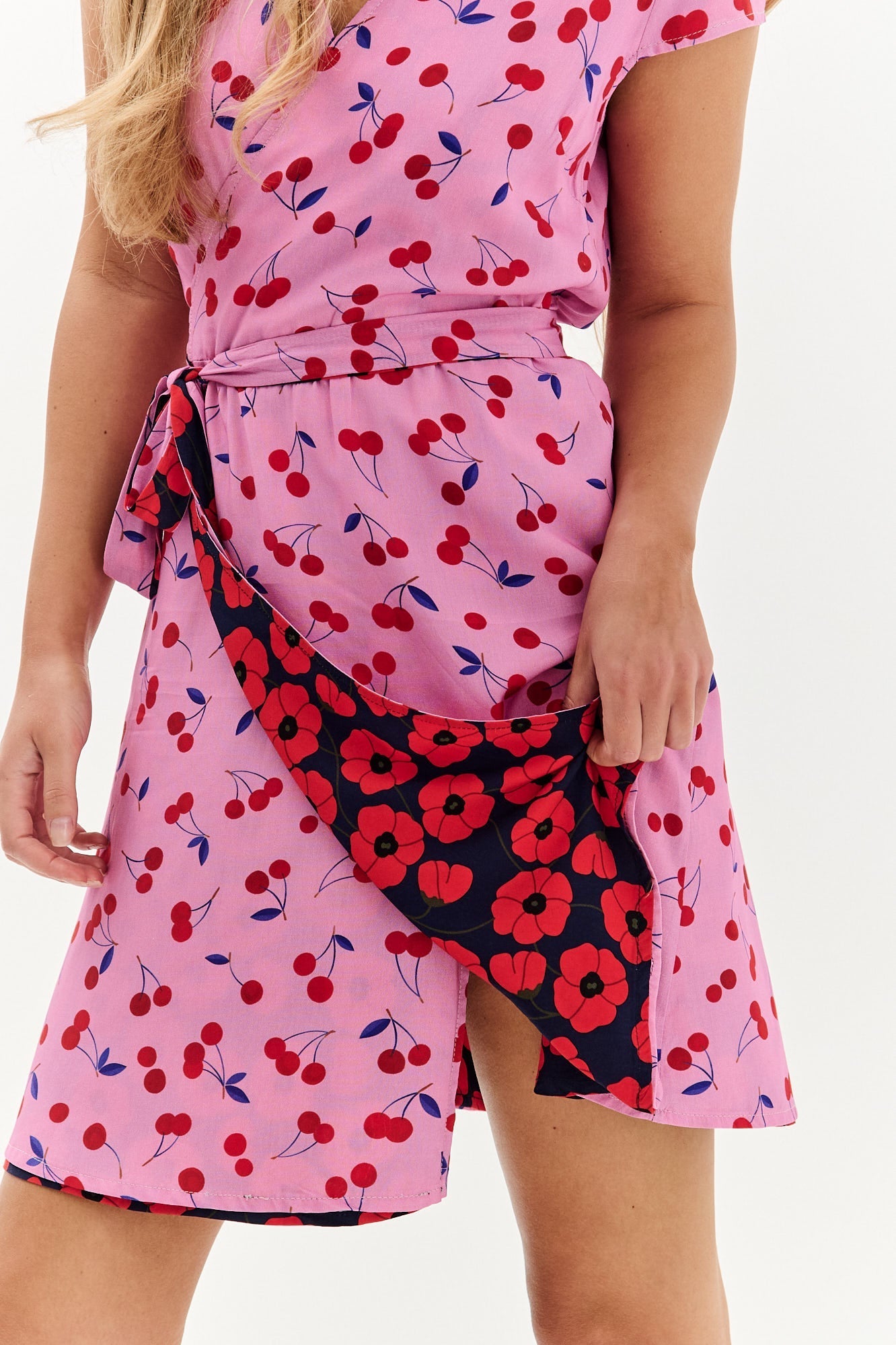 Alida - Abito Mini Donna Reversibile Elegante