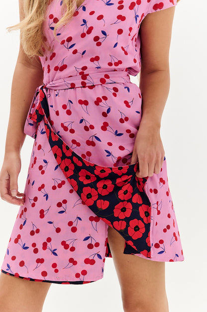 Alida - Abito Mini Donna Reversibile Elegante