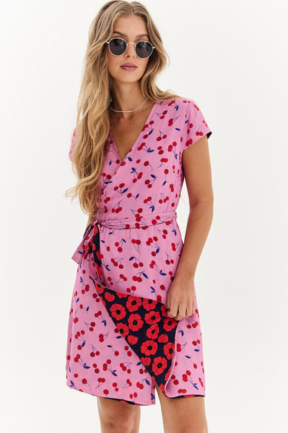 Alida - Abito Mini Donna Reversibile Elegante