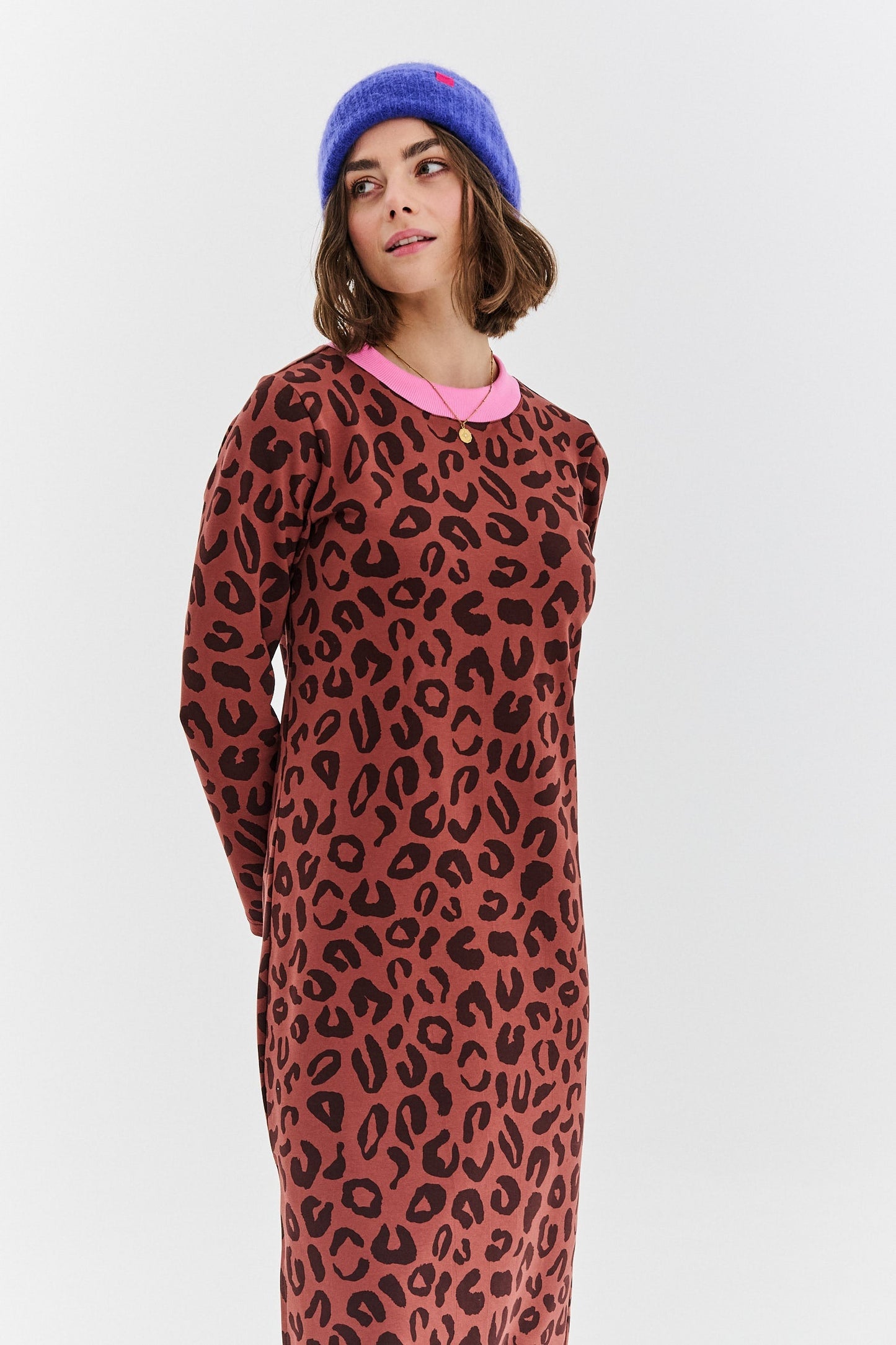 Tamara - Abito Donna Leopardato Elegante Moderno