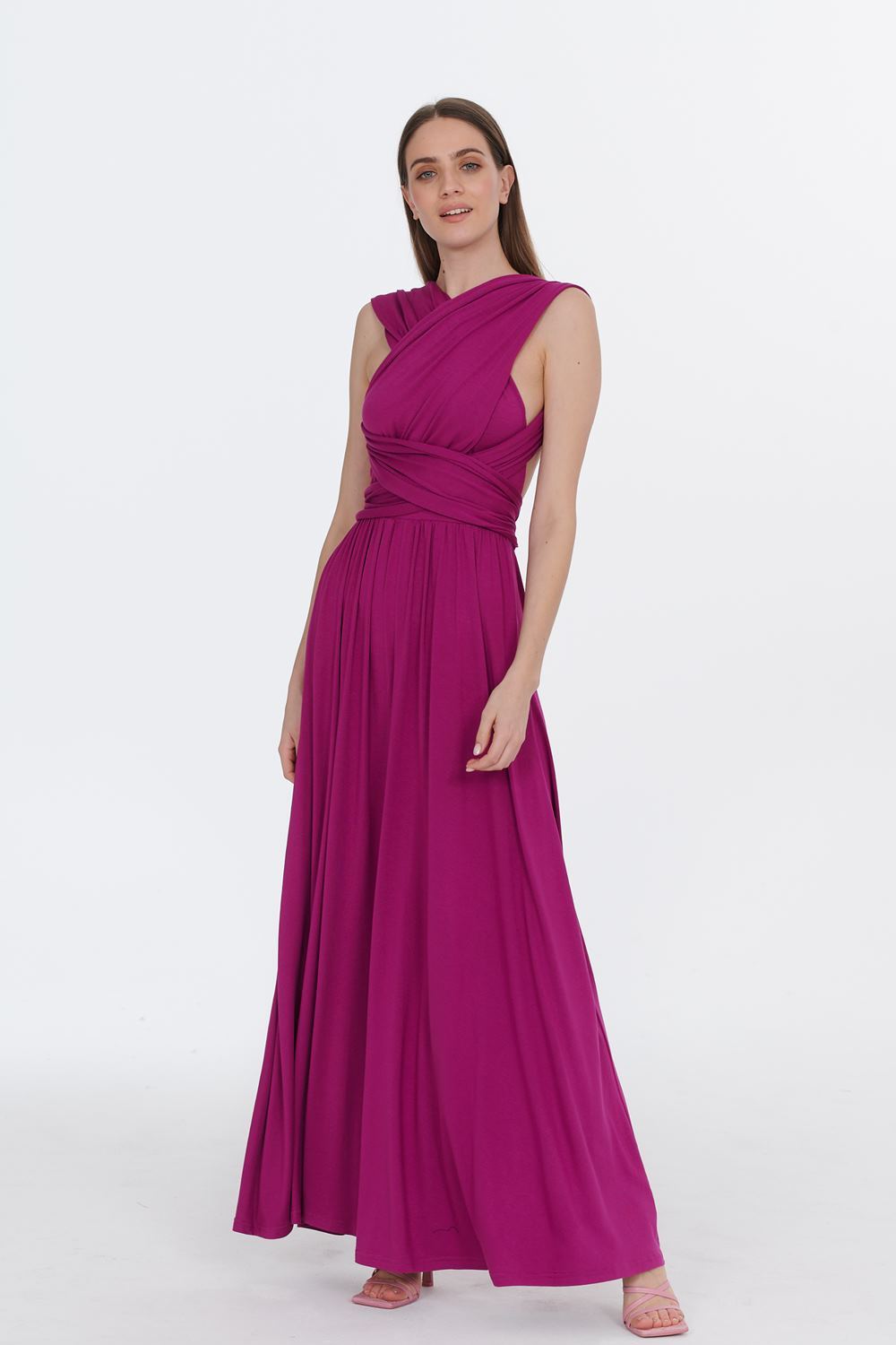 Zelda - Abito Maxi Donna Elegante Versatile