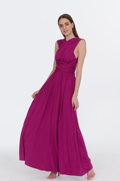 Zelda - Abito Maxi Donna Elegante Versatile