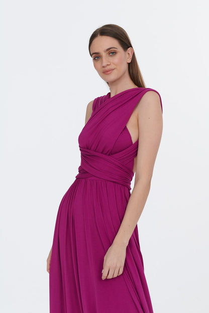 Zelda - Abito Maxi Donna Elegante Versatile