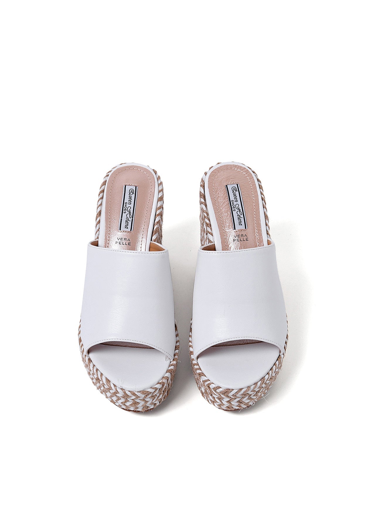 Narella – Sandali Zatteroni in Ecopelle Donna Bianco