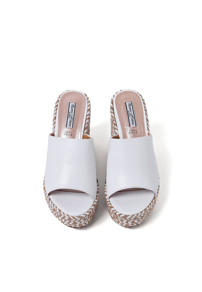 Narella – Sandali Zatteroni in Ecopelle Donna Bianco