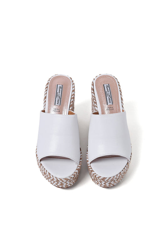 Narella – Sandali Zatteroni in Ecopelle Donna Bianco
