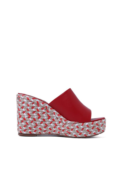 Narella – Sandali Zatteroni in Ecopelle Donna Rosso
