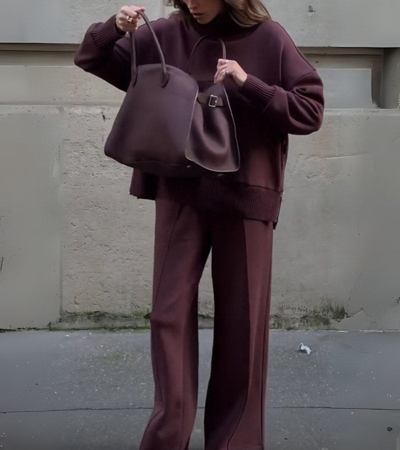 Nemia - Set Donna Morbido Doppio Elegante Rosso