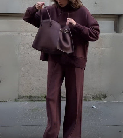 Nemia - Set Donna Morbido Doppio Elegante Rosso